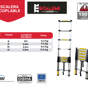 Escalera acoplable - Aluminio