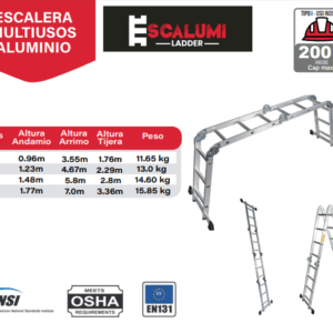 Escalera Multiusos - Aluminio