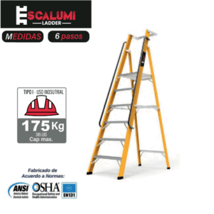 Escalera Plataforma FR 6 Pasos