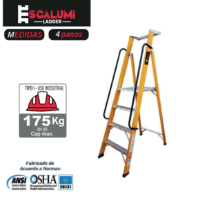 Escalera Plataforma FR 4 pasos