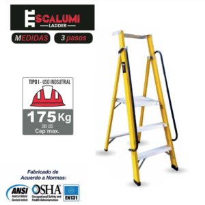 Escalera Plataforma FR 3 pasos